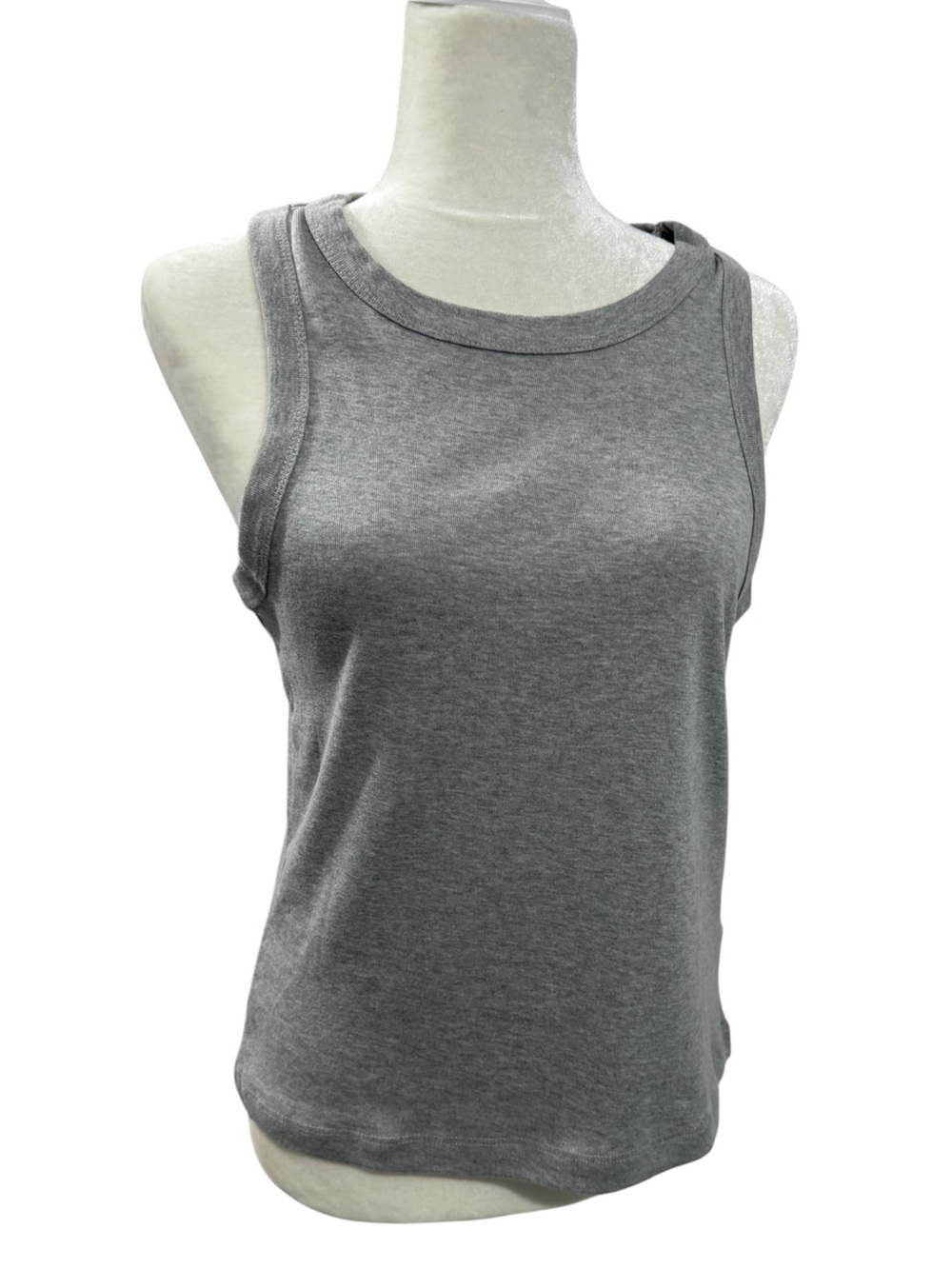 SUNDRY Grey Basic Tank Top